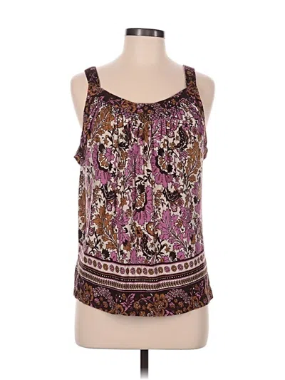 Pre-owned Democracy Sleeveless Blouse In Purple