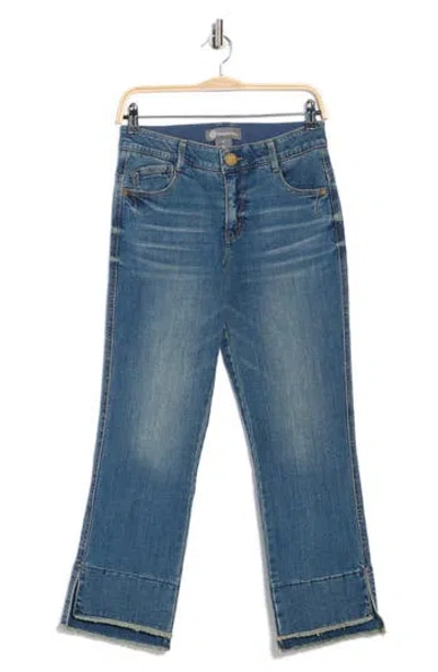 Democracy Step Hem Kick Flare Jeans