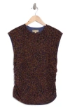 Democracy Sweater Vest In Brown