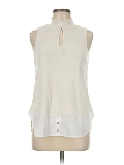 Pre-owned Democracy Sweater Vest In White