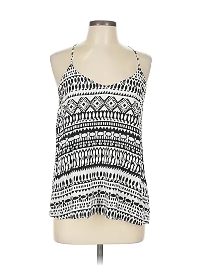 Pre-owned Democracy Tank Top Gray Halter Neckline Tops