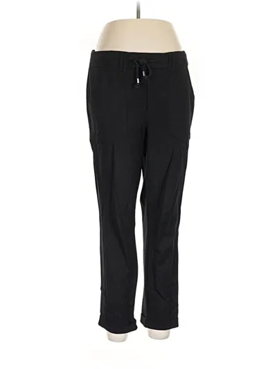 Pre-owned Democracy Track Pants In Black