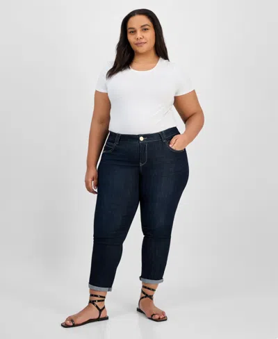 Democracy Trendy Plus Size Absolution Ankle Skimmer Jeans