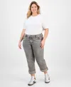 Democracy Trendy Plus Size Absolution Boyfriend Pants In Multi