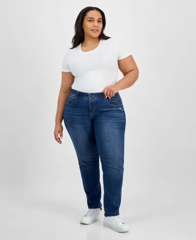 Democracy Trendy Plus Size Absolution Straight-leg Jeans