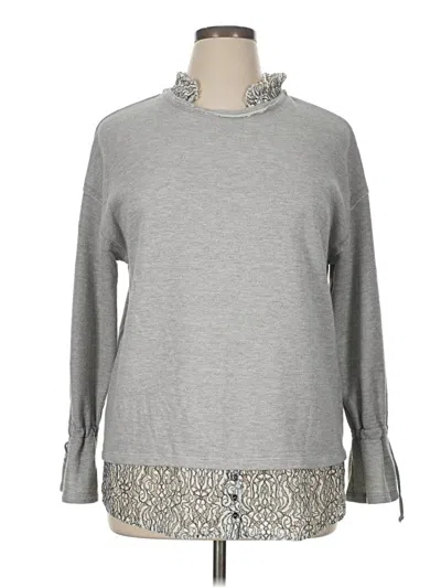 Pre-owned Democracy Turtleneck Sweater In Gray