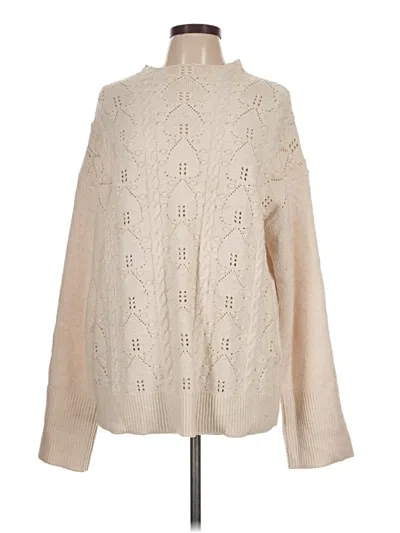 Pre-owned Democracy Turtleneck Sweater In Tan