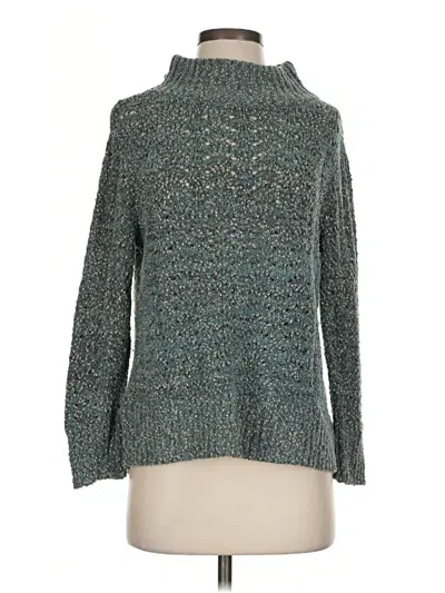 Pre-owned Democracy Turtleneck Sweater In Teal