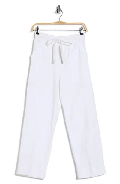 Democracy Ultra Skyrise Paperbag Pants In White