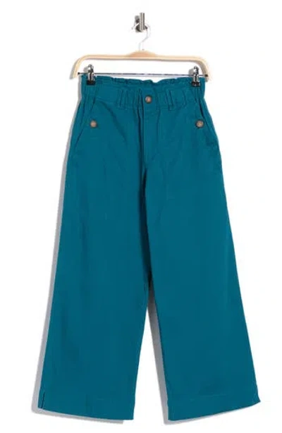 Democracy Wide Leg Ankle Crop Pants