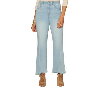 Democracy Women's Ab Solution Kick Flare Leg Jeans In Blue