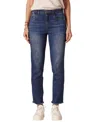 Democracy Women's "ab" Solution Slim Straight Leg Jean In Blue
