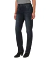 Democracy Womens Pocket Denim Skinny Jeans In Dark Indigo Artisanal