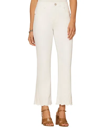 Democracy Women's "ab"solution High-rise Cropped Jeans In White