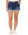 Democracy Women's Absolution High Rise Denim Shorts In Indigo