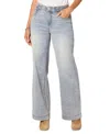 Democracy Petite Ab Solution High-rise Wide-leg Jeans In Lb Light B
