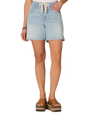 Democracy Women's "ab"solution Leisure Skyrise Drawstring Denim Shorts
