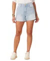 Democracy Women's Absolution Skyrise Dolphin Denim Shorts In Powder Blu