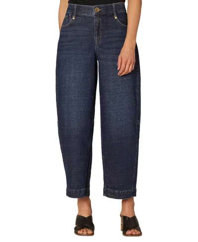 Democracy Women's Absolution Skyrise Relaxed Barrel-leg Jeans In Purple
