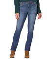 Democracy Petite "ab"solution Straight-leg Jeans In Blue Vinta
