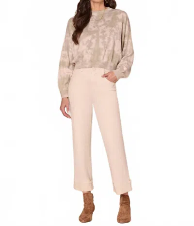 Democracy Women's Long Sleeve Multi Dolman Sleeve Sweater In Tie-dye