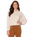 Democracy Women's Long Sleeve Top In Neutral