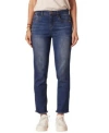 Democracy Women's "ab" Solution Slim Straight Leg Jean In Blue