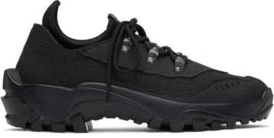 Demon Black Bero Boots In Banana