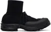 Demon Black Fasson High Boots In Black