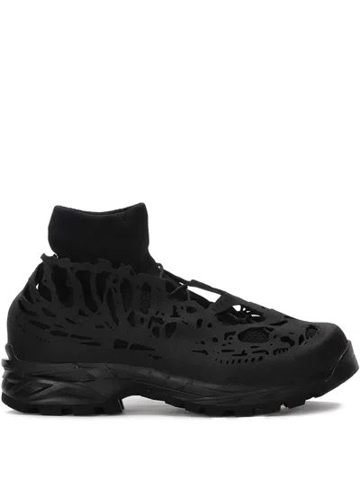 Demon Lace-up Sneakers In Black