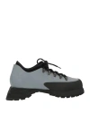 Demon Man Ankle Boots Grey Size 7.5 Leather In Multi