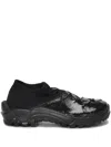 Demon Black Vipara Sneakers In Black