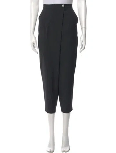 Pre-owned Demoo Parkchoonmoo Straight Leg Pants In Black