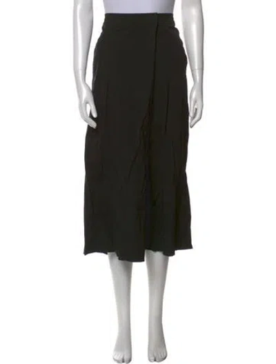 Pre-owned Demoo Parkchoonmoo Wide Leg Pants In Black