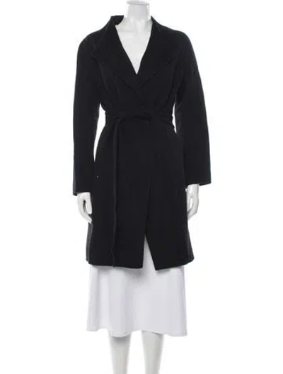 Pre-owned Demoo Parkchoonmoo Wool Coat In Black