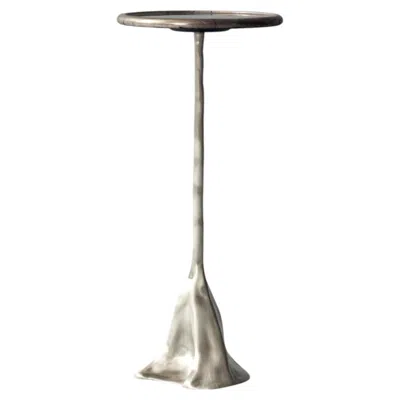 Pre-owned Demuro Das Tana Side Table By  In Silver Pyrite