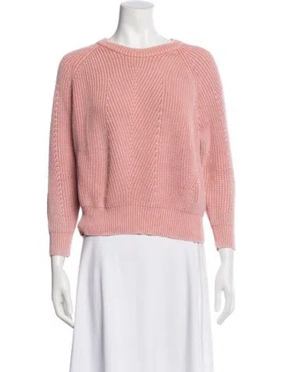 Pre-owned Demylee Bateau Neckline Sweater In Pink
