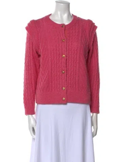 Pre-owned Demylee Cardigan In Pink