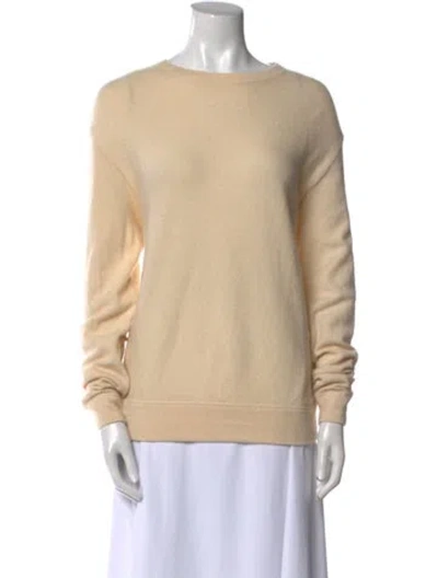 Pre-owned Demylee Cashmere Bateau Neckline Sweater In Neutral