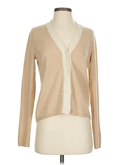 Pre-owned Demylee Cashmere Cardigan Sweater In Brown