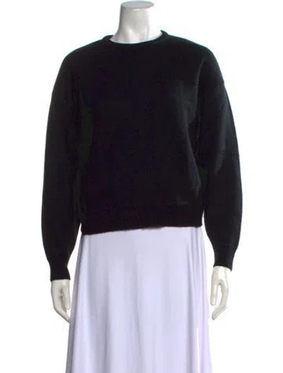 Pre-owned Demylee Cashmere Crew Neck Sweater In Black