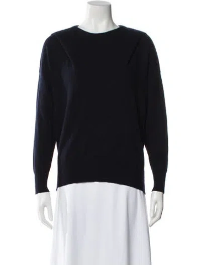 Pre-owned Demylee Cashmere Crew Neck Sweater In Blue