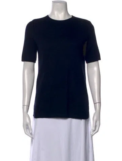 Pre-owned Demylee Cashmere Crew Neck Sweater In Blue