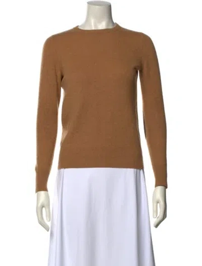 Pre-owned Demylee Cashmere Crew Neck Sweater In Brown