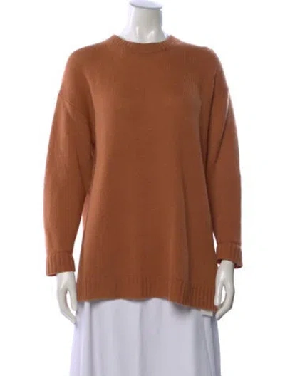 Pre-owned Demylee Cashmere Crew Neck Sweater In Brown