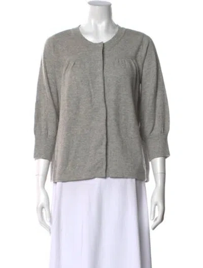 Pre-owned Demylee Cashmere Crew Neck Sweater In Gray