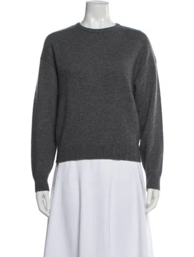 Pre-owned Demylee Cashmere Crew Neck Sweater In Gray