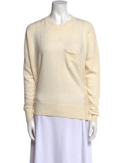 Pre-owned Demylee Cashmere Crew Neck Sweater In Neutral