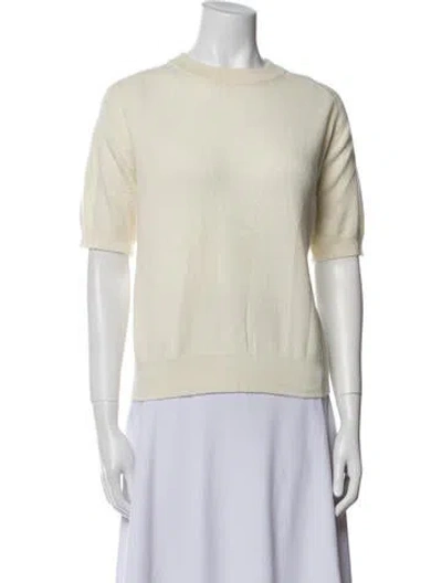 Pre-owned Demylee Cashmere Crew Neck Sweater In Neutral