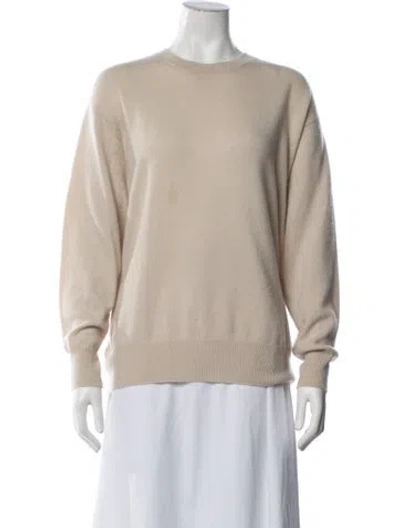 Pre-owned Demylee Cashmere Crew Neck Sweater In Neutrals